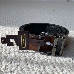 Men’s Coach brown leather belt size 38